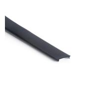 LEDKIA LIGHTING - Tapa 10 metros para Perfil de Aluminio, Negro traslúcido, PC