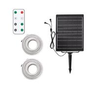 LEDKIA LIGHTING Tira LED Exterior Solar 24V DC SMD2835 60 LED/m 30m IP65 Ancho 12 mm Corte 100 cm RGB