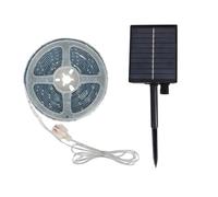 LEDKIA LIGHTING Tira LED Exterior Solar 3.7V DC 30LED/m 5m IP65 Ancho 8mm Corte cada 3cm 4000K Blanco Neutro