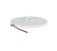 LEDKIA LIGHTING Tira LED Neón Flexible 10 m NFLEX6 | Blanco Cálido 120 LED/m | Corte cada 5 cm | IP65 | 24V DC (Fuente No Incluida) | Uso Interior y Exterior | Compatible con Controladores