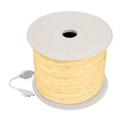 LEDKIA LIGHTING Tira LED Neón Regulable 220V BOBINA 50m Blanco Cálido Circular 360 9W/m Corte 100cm IP67 Blanco Cálido