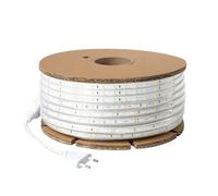 LEDKIA LIGHTING Tira LED Regulable 220V SMD 60 LED/m BOBINA 50m 6W/m 600lm/m Ancho 12mm Corte 20cm IP65 Blanco Cálido