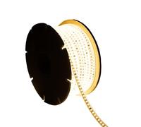 LEDKIA LIGHTING Tira LED Regulable 220V SMD Autorectificada 120 LED/m BOBINA 50m 10W/m 1000lm/m Ancho 12mm Corte 10cm IP65 2700K Blanco Cálido