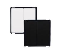 LEDKIA LIGHTING Toma Doble Tapa Ciega Modern Negro