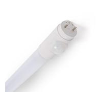 LEDKIA LIGHTING Tubo LED 120cm T8 G13 PC con Detector de Movimiento PIR Apagado Total Conexión un Lateral 18W 140lm/W G13,T8