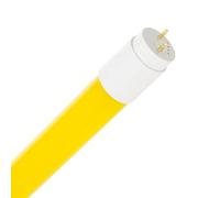 LEDKIA LIGHTING Tubo LED T8 G13 60cm PC de Colores 9W Individual Amarillo G13,T8