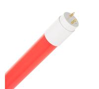 LEDKIA LIGHTING Tubo LED T8 G13 60cm PC de Colores 9W Individual Rojo G13,T8