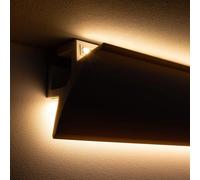 Ledkia Moldura para Tiras LED 2m Arco de Alta Calidad - Iluminación Decorativa Indirecta y Difusa