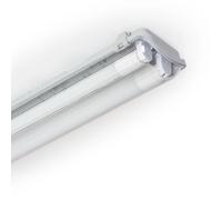 Ledkia Pantalla Estanca 120cm IP65 con dos Tubos LED Cristal 18W 140lm/W 4000K Blanco Neutro