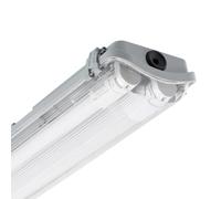 Ledkia Pantalla Estanca LED con dos Tubos LED 150 cm IP65 Conexión un Lateral