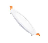 LEDKIA Placa LED 6W Circular SuperSlim Corte Ø 105 mm 3000K Blanco Cálido