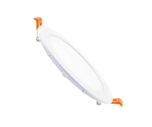 LEDKIA Placa LED 6W Circular SuperSlim Corte Ø 105 mm 3000K Blanco Cálido