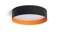 LEDKIA Plafón de Techo LED 30W Acero Talagapa S Ø400 mm Negro