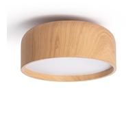 LEDKIA Plafón de Techo Metal Lumpur Natural | Ideal para Cocina, Comedor, Habitación