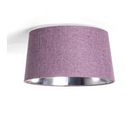 LEDKIA Plafón de Techo Tela Nelinha Violeta