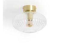 LEDKIA Plafón Metal y Cristal Prometeo Transparente