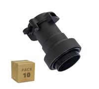 LEDKIA Portalámparas E27 IP44 para Cable Eléctrico Plano de Guirnalda (Pack