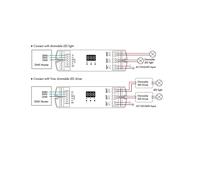 Ledkia Regulador Monocolor AC TRIAC DMX 2 Canales 1A/ch Monocolor