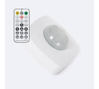 LEDKIA Sensor de Movimiento de Alta Sensibilidad PIR 360º IP65 Con Mando