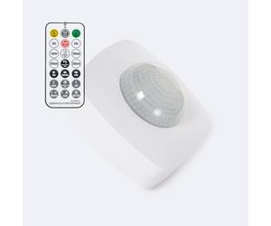 LEDKIA Sensor de Movimiento de Alta Sensibilidad PIR 360º IP65 Con Mando