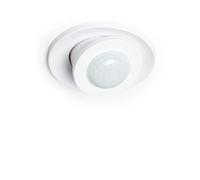 Ledkia Sensor de Movimiento RADAR Crepuscular 360º Empotrable Exterior IP65 Blanco