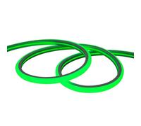 LEDKIA Tira LED Neón Regulable 220V Verde Semicircular 180 7.5W/m Corte 100