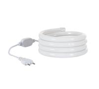 LEDKIA LIGHTING Tira Neón LED Regulable 220V AC 120 LED/m Circular 360 Blanco Frío IP67 a Medida Corte cada 100 cm Blanco Frío 5 m