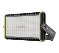 Ledlenser AF12R Work Rechargeable Floodlight, 8000lm, up to 12.5h Run Time | Luz blanca o cálida, intensidad regulable, portátil o con alimentación de red, fijación posible, IP67, USB-C, para obras