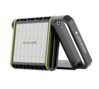 Ledlenser AF8R Work Rechargeable Floodlight, 4000lm, up to 14h Run Time | Luz blanca o cálida, intensidad regulable, portátil o con alimentación de red, fijación posible, IP67, USB-C, para obras