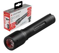 Ledlenser C5R - Linterna LED clásica recargable, 420 lúmenes, súper brillante, 2 modos, enfoque ajustable, resistente al agua, batería de larga duración para camping, senderismo, pasear al perro, al