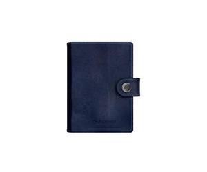 Ledlenser Cartera Lite Wallet, Classic Midnight Blue, protección RFID integrada, luz LED Recargable, 150 lúmenes, Tarjetero p.ej. Tarjetas del Banco, USB-C, Funda para Tarjetas, Cuero