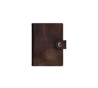 Ledlenser Cartera Lite Wallet, Vintage Brown, protección RFID integrada, luz LED recargable, 150 lúmenes, tarjetero (documentos de identidad, tarjetas del banco…), USB-C, funda para tarjetas, cuero