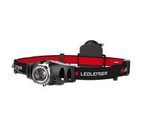 Ledlenser H3.2 Linterna frontal LED ligera, enfocable, orientable, 120 lúmenes, regulable, haz de luz de largo alcance 100 m, alimentada con 3 pilas AAA