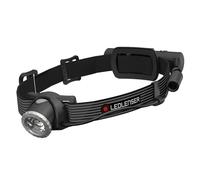 Ledlenser H8R SE - Linterna frontal LED recargable, resistente al agua IP54, con una potencia lumínica de 700 lm y luz LED roja trasera de seguridad. Incluye cable USB y estuche de transporte.