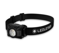 Ledlenser HF4R Linterna frontal recargable LED, 650 lm, alcance 130 m, IP67 | Dos opciones de alimentación, 45h de autonomía, USB-C, Luz roja, Ligera 92g, Color negro, Para acampada, senderismo, trabajo