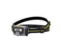 Ledlenser HF6R Work Rechargeable Head Torch, 800lm, Inc Helmet Mount, IP68 | Hasta 60h de autonomía, alcance 160m, USB-C, luz roja, lámpara de trabajo robusta, uso profesional | 2023