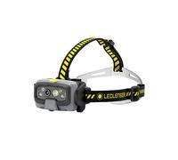 Ledlenser HF8R - Linterna frontal recargable de trabajo de 1600 lúmenes, 80 CRI, incluye enfoque digital, impermeable, luz roja frontal, opción de montaje en casco, brillante, versátil para trabajo y