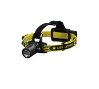 Ledlenser Linterna Frontal LED Robusta para Taller iLH8R, enfocable, Recargable con batería de Litio, protegida contra explosiones Zona EX 2/22, 300lm, Impermeable IP68, 160 m de Haz de luz