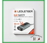 Ledlenser K6R Seguridad 502580 Llavero Recargable Linterna Alarma Gris 400lm