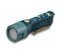 Ledlenser Linterna KidBEAM4 junior, diseño de dinosaurios, 4 colores LED, 2xAAA, 72 g, verde/azul
