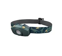 Ledlenser KidLED2 - Linterna frontal LED para niños, diseño dinosaurio, funciona con pilas, 40 lúmenes, ideal para acampadas, paseos nocturnos y exploraciones al aire libre.