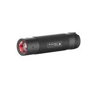 Ledlenser Linterna de Bolsillo táctica LED T², 240 lúmenes, Haz de luz de 180m, Carcasa metálica Robusta, Funcionamiento con 3 Pilas AAA, Incluye Pilas, Cazar, Pescar, Exteriores