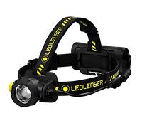 Ledlenser Linterna Frontal LED H15R Work Robust, Recargable con batería de Litio, Impermeable IP67, 2500 lúmenes, CRI Alto, enfocable, regulación Gradual, Haz de luz de 250m