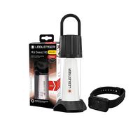Ledlenser Linterna LED ML6 Connect Warm Light, recargable con batería, 750 lúmenes, antideslumbrante patentado, control remoto por Bluetooth, hasta 180h de duración, batería externa, exteriores
