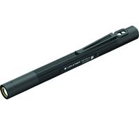Ledlenser Linterna tipo bolígrafo LED P4R Work para taller y operarios, recargable con batería de litio, 170 lúmenes, enfocable, haz de luz de 100m, clip, cable de carga magnético USB y clip, Penlight