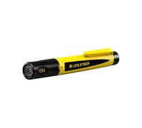 Linterna tipo bolígrafo LED robusta para taller Ledlenser EX4, con 2 pilas AAA, protegida contra explosiones zona EX 0/20, 50lm, impermeable IP68, haz de luz de 35 m, linterna de bolsillo