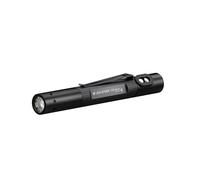 Linterna tipo bolígrafo LED Ledlenser P2R Work Mini para taller y operarios, recargable con batería de litio, 110 lúmenes, enfocable, haz de luz de 90m, clip, cable de carga magnético USB y clip