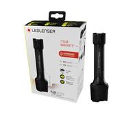 Linterna de bolsillo LED Ledlenser P6R Work Robust, batería de litio 18650 recargable, impermeable IP68, 850 lúmenes, CRI alto, haz de luz de 230m, cable de carga magnético USB y estación de carga