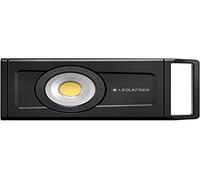 Ledlenser Proyector de construcción LED iF4R, Recargable, batería de Litio, inalámbrico, IP54, 2500 lúmenes, Soporte Flexible con imán, Soporte para trípode, batería Externa USB, luz de proyector