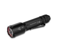 Ledlenser TAC6R - Linterna táctica recargable LED 2000 lm, 6 modos incluyendo estroboscópico, tecnología multilente, alcance 370 m, impermeable, USB-C - Para policía, seguridad y fuerzas armadas